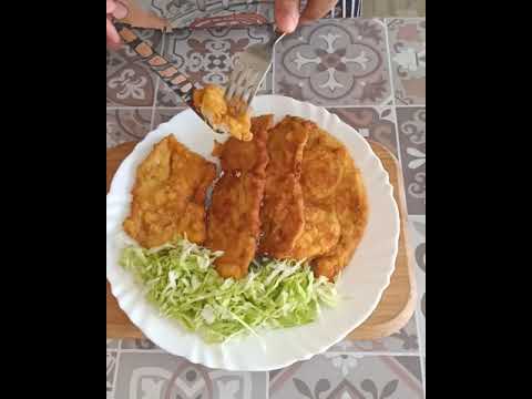 Filé de frango à milanesa fácil e delícioso.