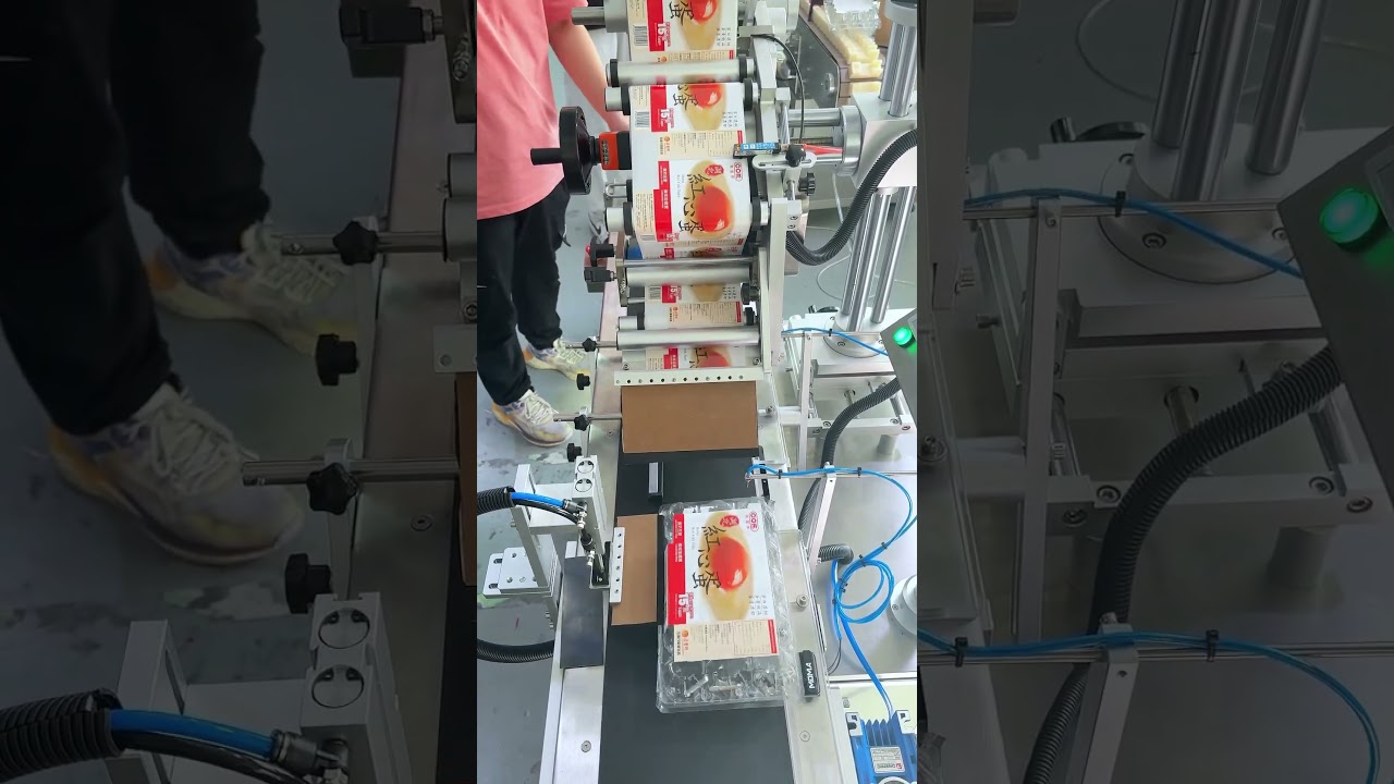 Storage box labeling machine 