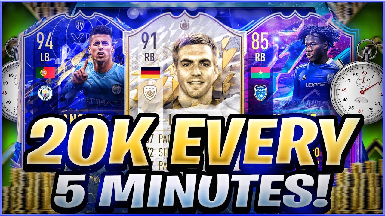 20K EVERY 5 MINS FIFA 22 BEST TRADING METHODS (FIFA 22 SNIPING FILTERS & FLIPPING)