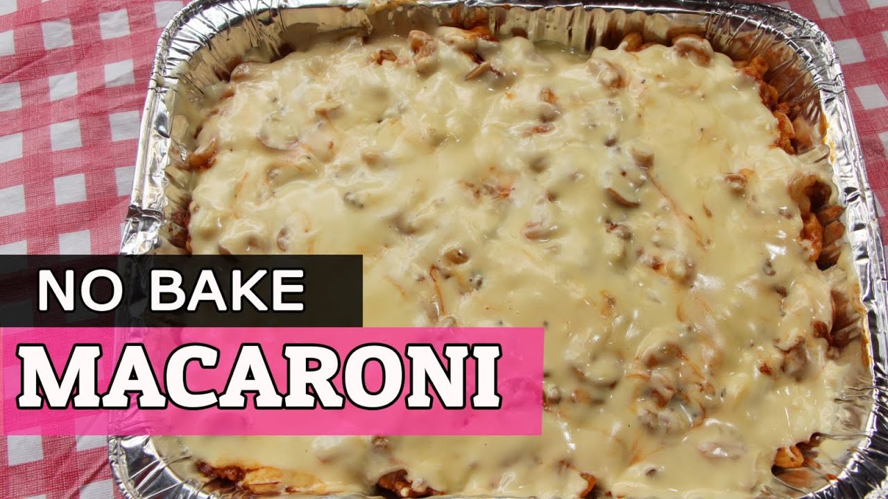 NO BAKE MACARONI | MACARONI WITH WHITE SAUCE | HUNGRY MOM COOKING