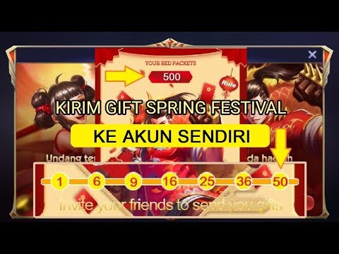 Kirim Hadiah ke Akun Sendiri - 100% Work - Spring Festival Musim Semi @ZeemiraPutri