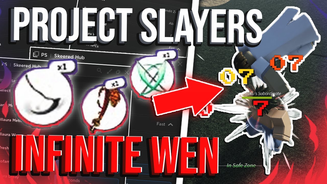 UPD 1.5🎆🥶] PROJECT SLAYERS HACK GUI🔥AUTO FARM, INF SPINS