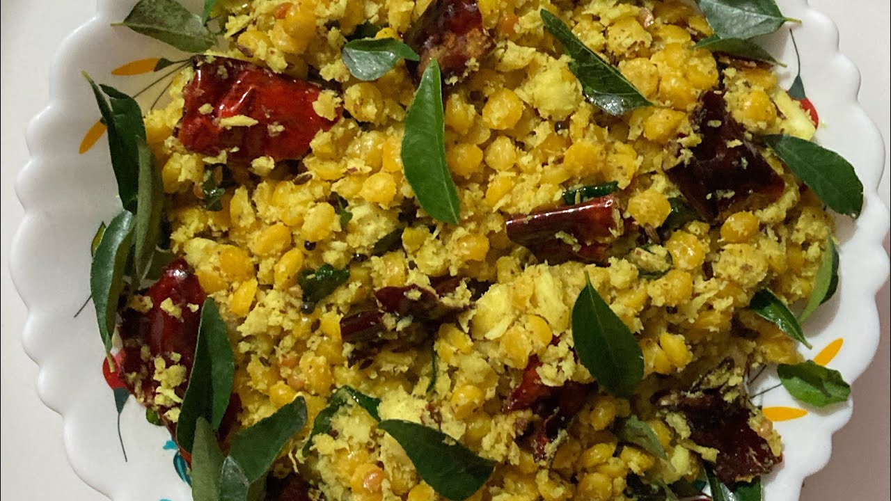 Easy & Tasty Senagapappu Kobbari Talimpu😋@శెనగపప్పు కొబ్బరీ తాలింపు ...