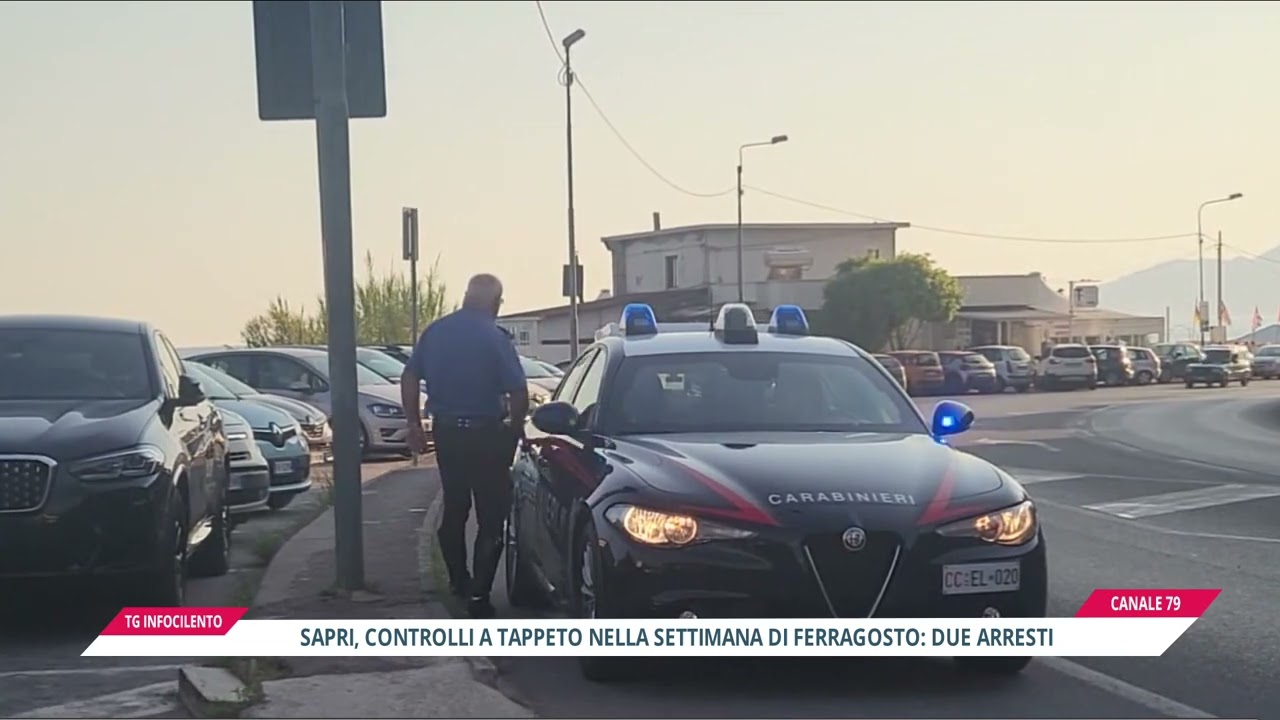 Sapri, controlli a tappeto nella settimana di Ferragosto: due arresti