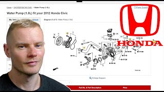 How to Find ANY HONDA Genuine Auto Part Number and Order Online