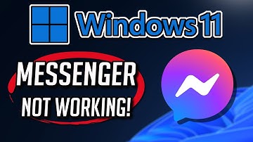 Facebook Messenger App Not Working Fix Windows 11/10 [Tutorial]