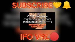 vidio msbreewc yang di cari² terjebak di dalam mesin cuci fulll vidio🔴 #viralvideo #subscribe #fyp