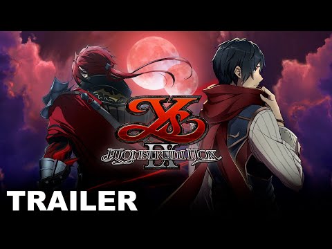 Ys IX: Monstrum Nox - Release Date Announcement Trailer (Nintendo Switch, PC)