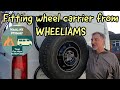 Wheeliams spare WHEEL CARRIER fitting and review.