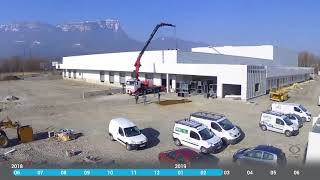 Timelapse – New logistic center in France