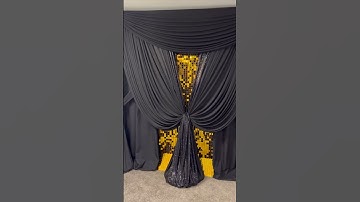 Event Draping #draping #backdrop #howto