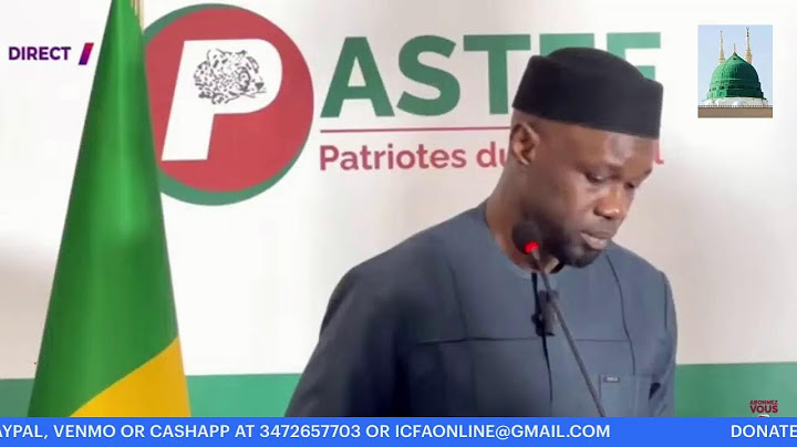 Direct: Suivez le point de presse de Ousmane Sonko