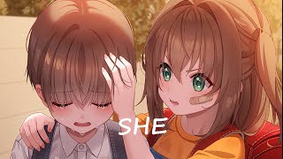 Nightcore - She(lyrics) by Jake Scott