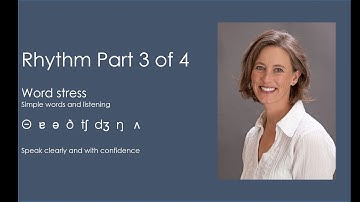 English Rhythm Part 3, Word Stress