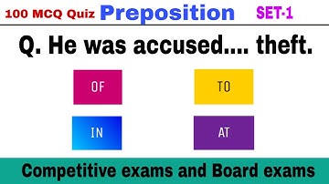 Preposition objective questions practice set। Preposition exercise in English grammar।