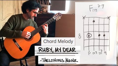"Ruby, my dear" (Thelonius Monk) CHORD MELODY TUTORIAL