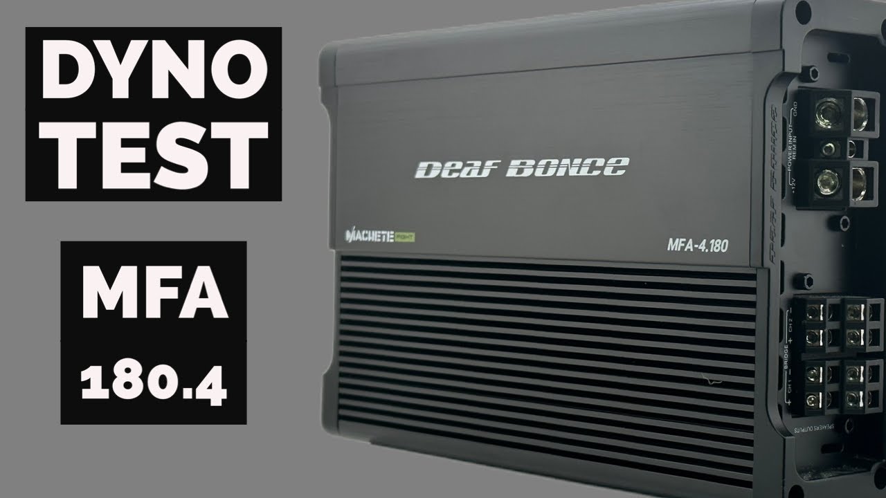 MACHETE MFA-4.180 | 180 Watt 4-channel amplifier – Deaf Bonce