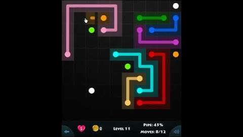 flow game facebook - jumbo pack level 11 Connect the dots