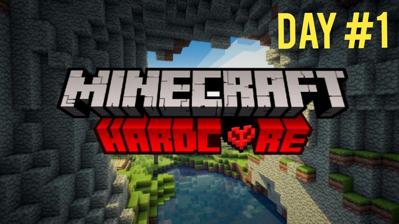MINECRAFT HARDCORE DAY 1 - YouTube