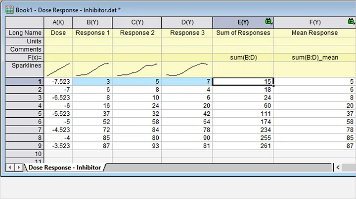 Basic Row-Wise Statistics in Origin - DayDayNews