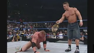 Brock Lesnar vs. A-Train   John Cena Destroys Brock Lesnar: SmackDown, April 24, 2003
