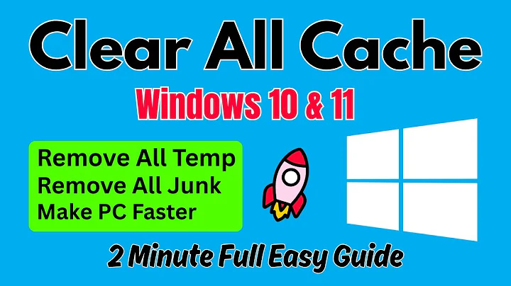 Clear ALL Cache & Junk From Windows 11/10 in 2 Minutes (No Software!)
