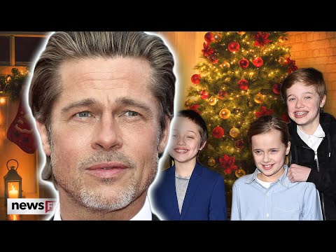 Brad Pitt Gets 3 Kids For Christmas Amid HORRIBLE Divorce Battle!