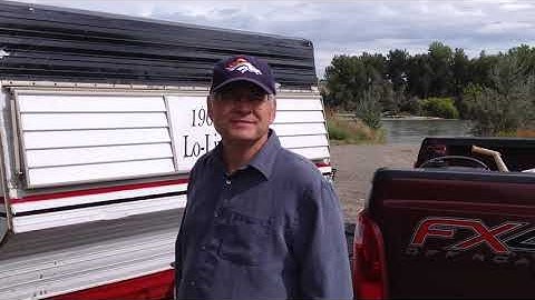 Putting an air conditioner in a vintage trailer.