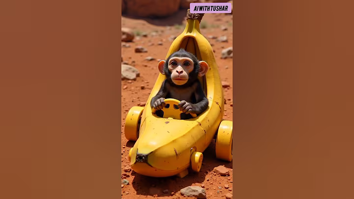 বানরটি যখন মঙ্গল গ্রহে 😲 #monkey #ai #banglacartoon