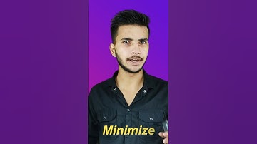 Shortcut Key For Minimize Window