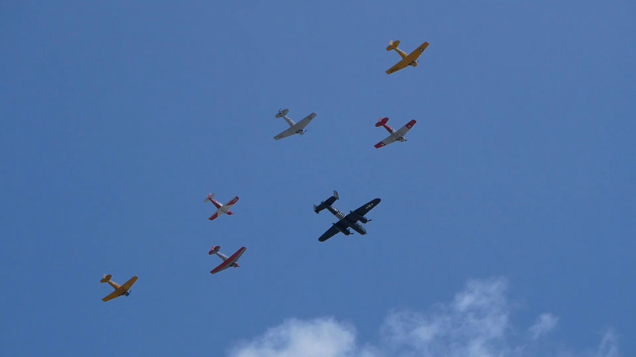 Warbird Flyover Covid-19 Tribute - North Texas
