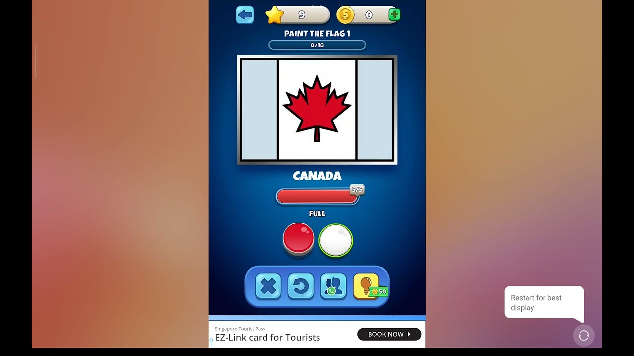 Draw Canada flag