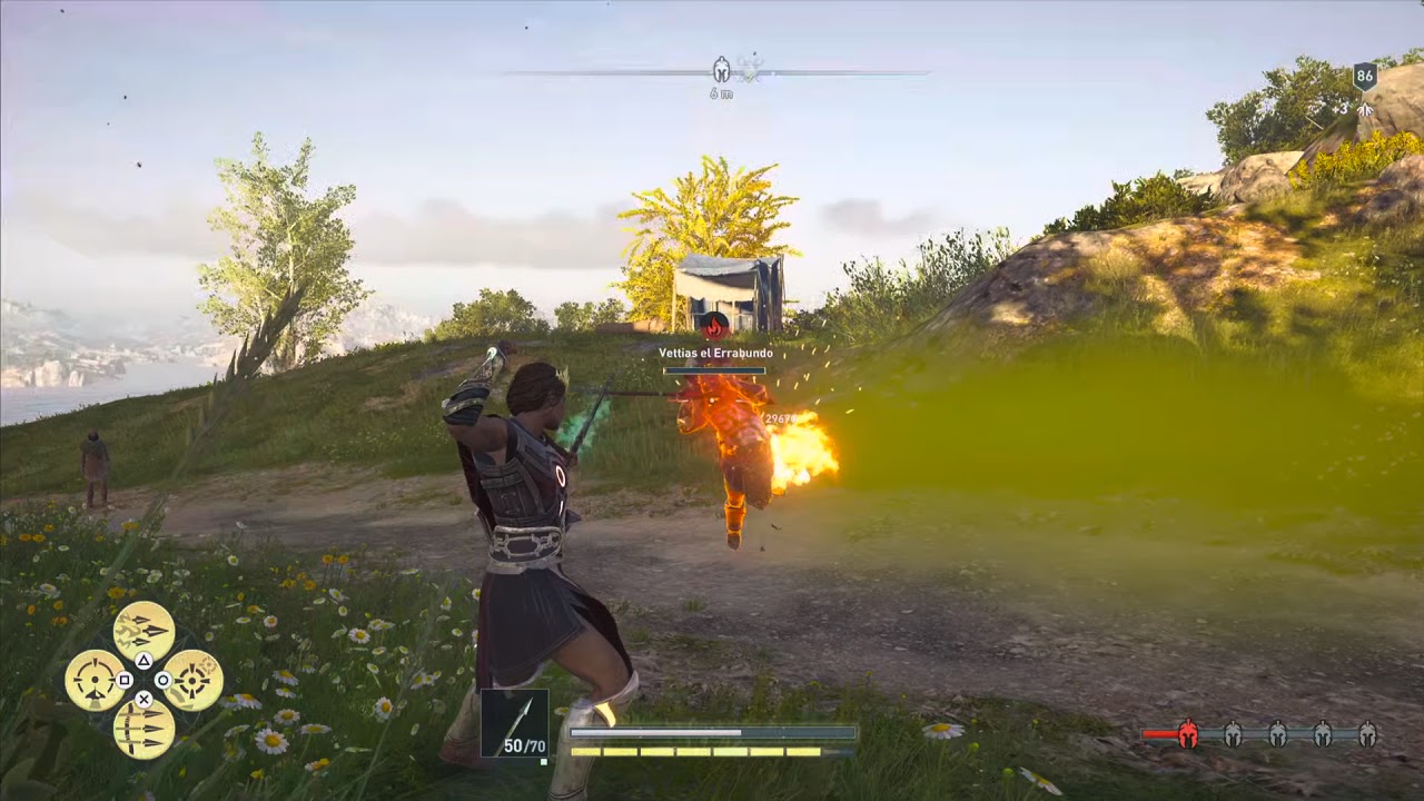 Assassin's Creed Odyssey - Mercenary fight - lvl 86 against lvl99