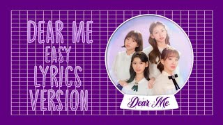VITAMIN (비타민)-Dear Me [Easy Lyrics] || Clevr*Fan