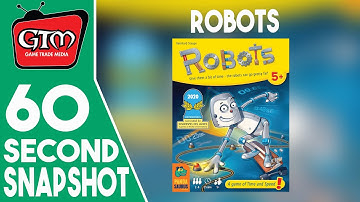 Robots by Pandasaurus Games  | GTM Minute (A 60 Second #Tabletopgaming Snapshot)