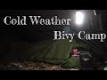 Overnight Cold Camp, No Tent, Military Bivy Bag