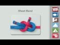 Sheet bend knot  how to tie a sheet bend knot