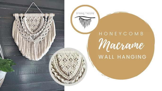 LEISURE ARTS Macrame Kit Butterfly, Macrame Kits for Adults Beginners,  Macrame Wall Hanger Kit, Macrame Beginners Kit, Macrame Kit, DIY Macrame  Kit