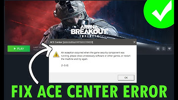 Hoe de ACE Center-fout in Arena Breakout: Infinite te verhelpen
