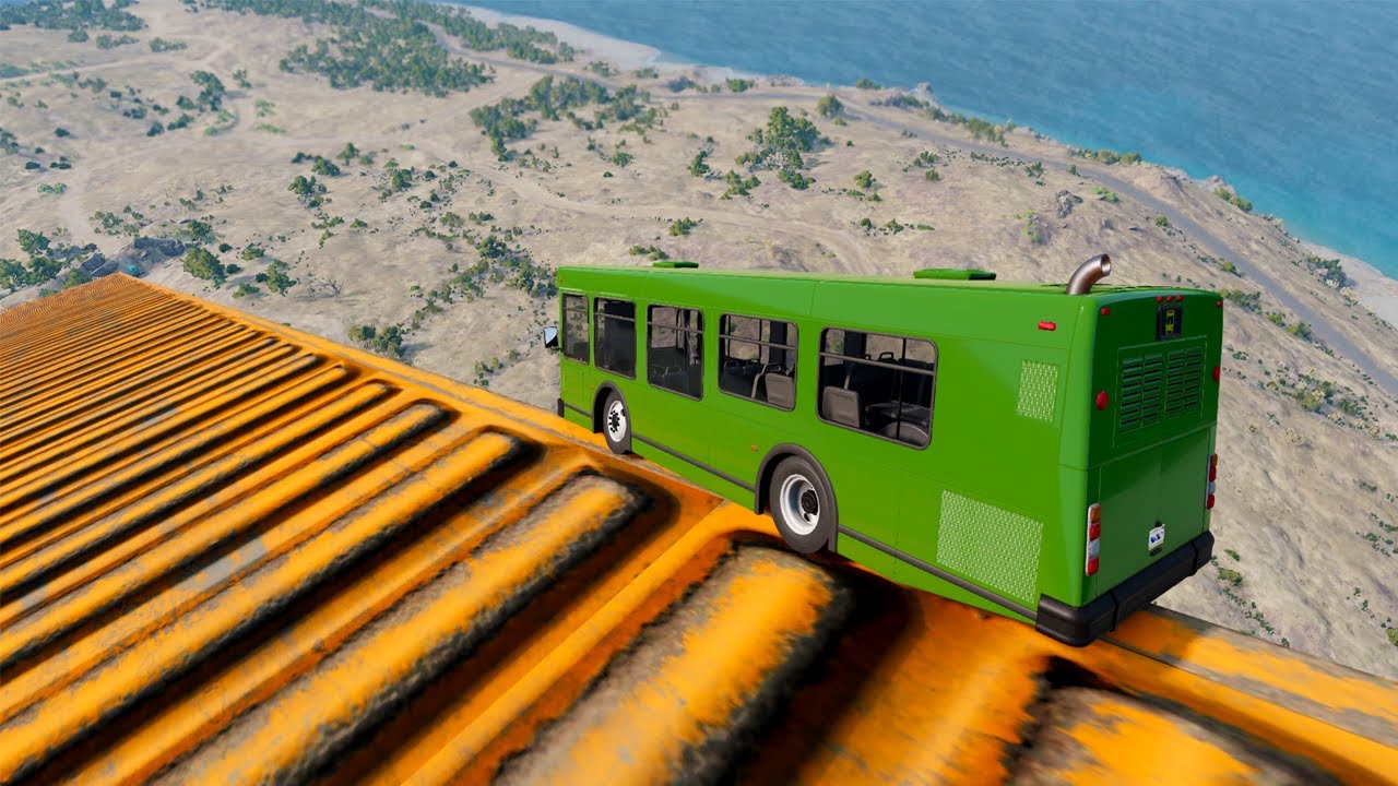 SPEEDING BUS Destroys Everything! | BeamNG Drive #27