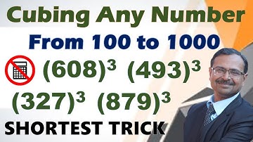 Cube Any Number From 101 to 999 II Complete Short Trick II Exclusive Video #cubing #vedicmaths #cube
