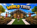 My Ultimate Minecraft World Tour 🤯⚔️ Crystal PvP, MLG & Mega Base #minecraft #worldtour #long