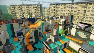 Splatoon (Wii U) Stage Showcase: Flounder Heights (Turf War)