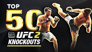 EA SPORTS UFC 2 - TOP 50 UFC 2 KNOCKOUTS - Community KO Video ep. 17