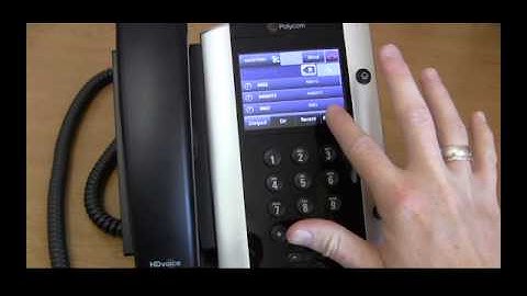 Polycom Phone: Transfer a Call - Mid-Rivers Communications