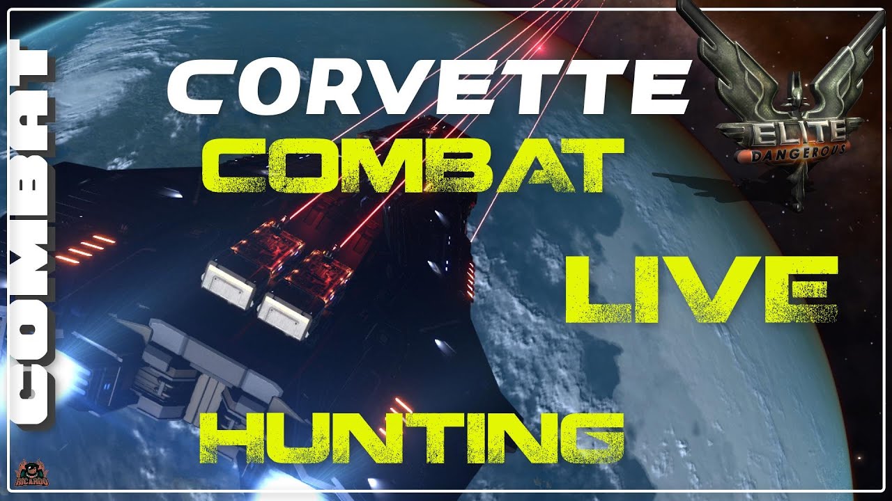 Elite Dangerous Corvette Combat EN VIVO