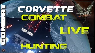 Elite Dangerous Corvette Combat LIVE