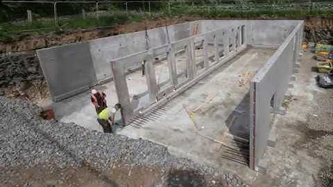 FP McCann Brentwood Leyburn Precast Tank Installation