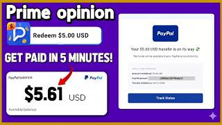 How to withdraw money from Prime Opinion to PayPal | Earn money online with proof