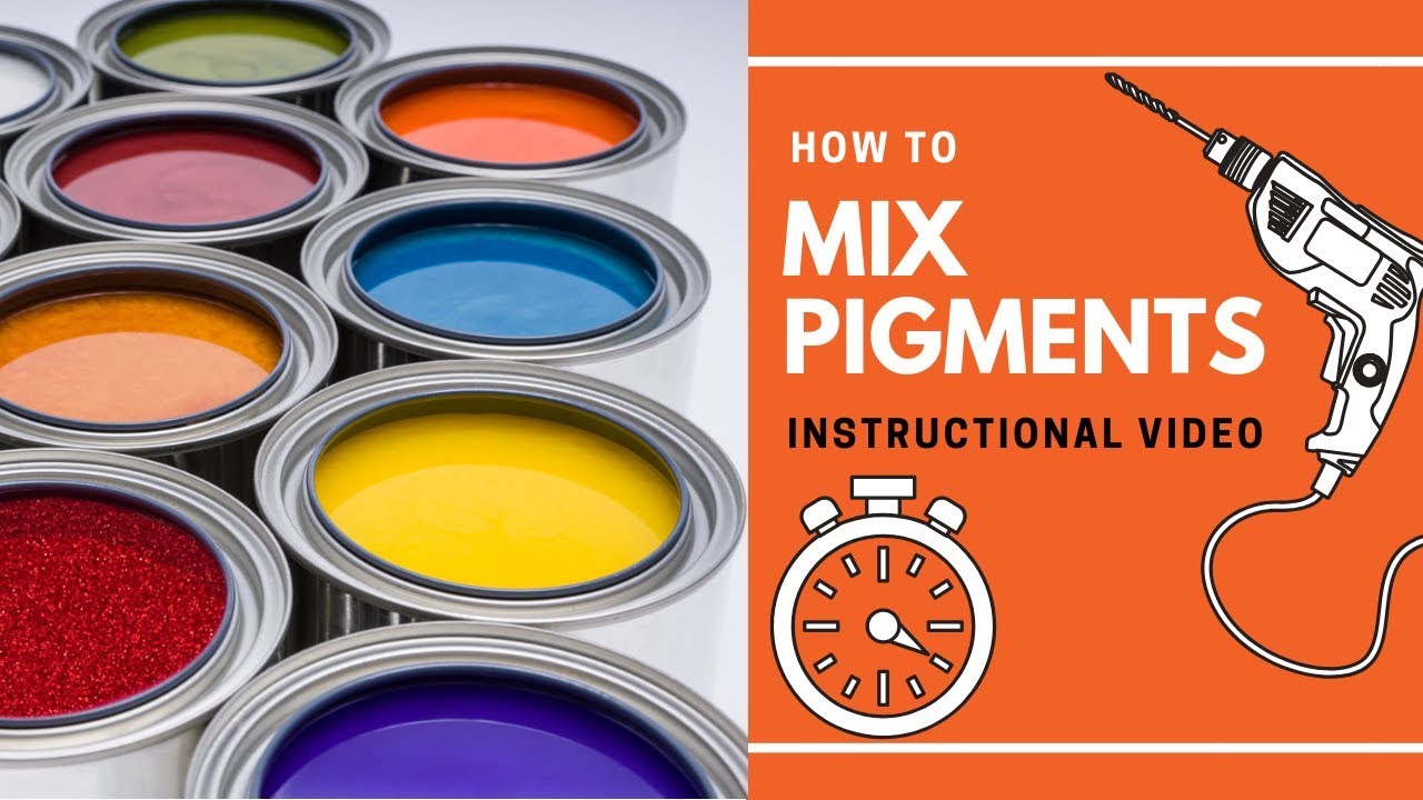 MIXING METALLIC PIGMENTS YouTube